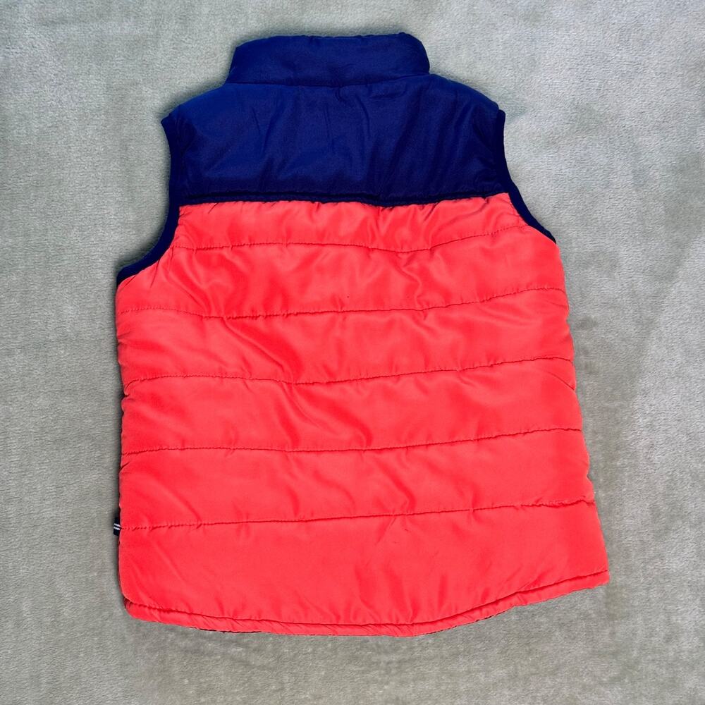 Nautica Boys Colorblock Puffer Vest Quilted Full Zip Cold Weather 4T - Picture 2 of 9